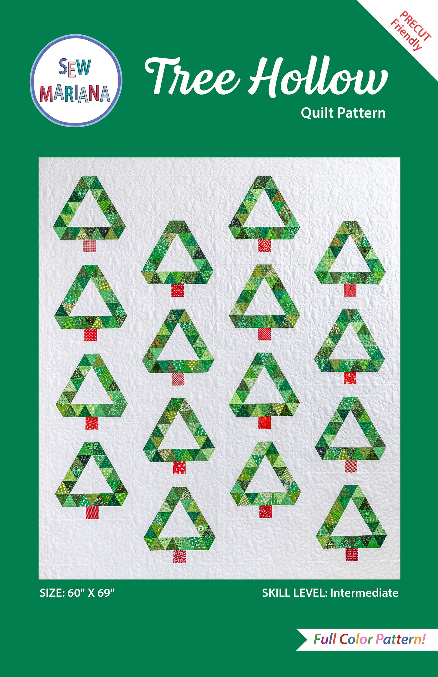 Tree Hollow Quilt Pattern - PRINTED