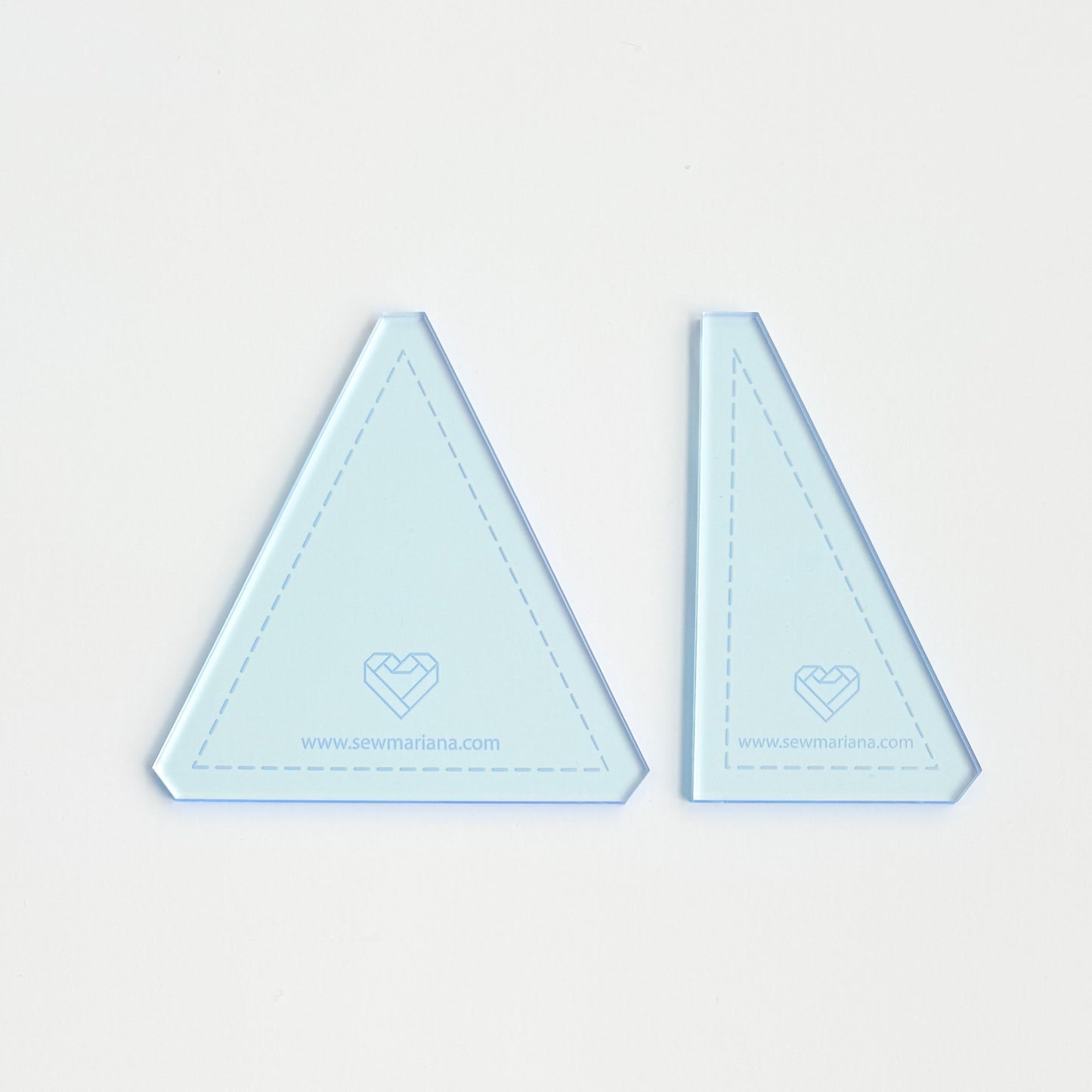 Triangle in a Square 3.5" Acrylic Template Set
