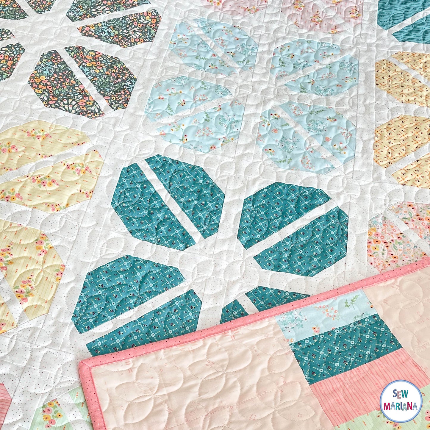 Corolla Quilt Pattern - PRINTED