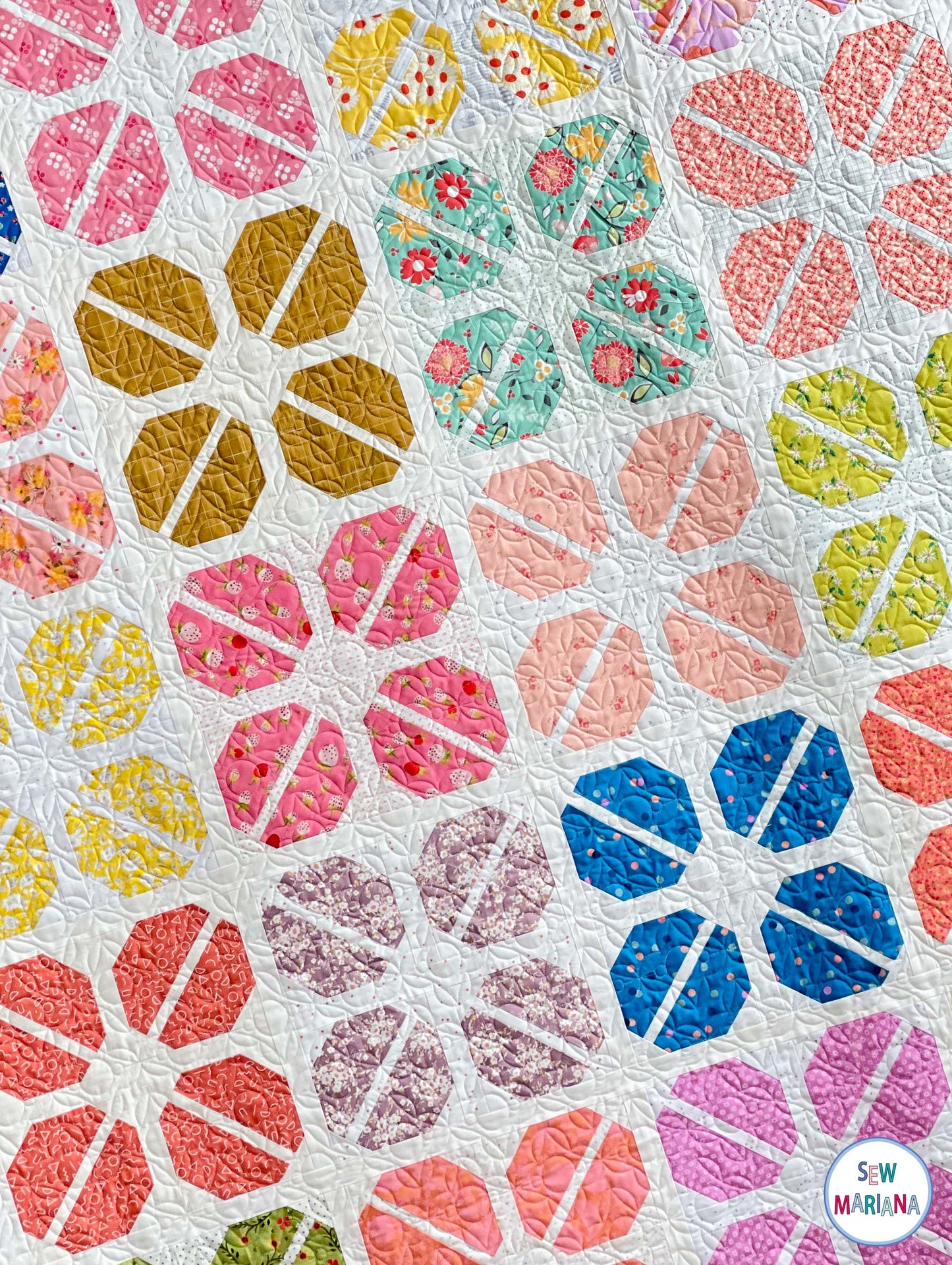 Corolla Quilt Pattern - PRINTED