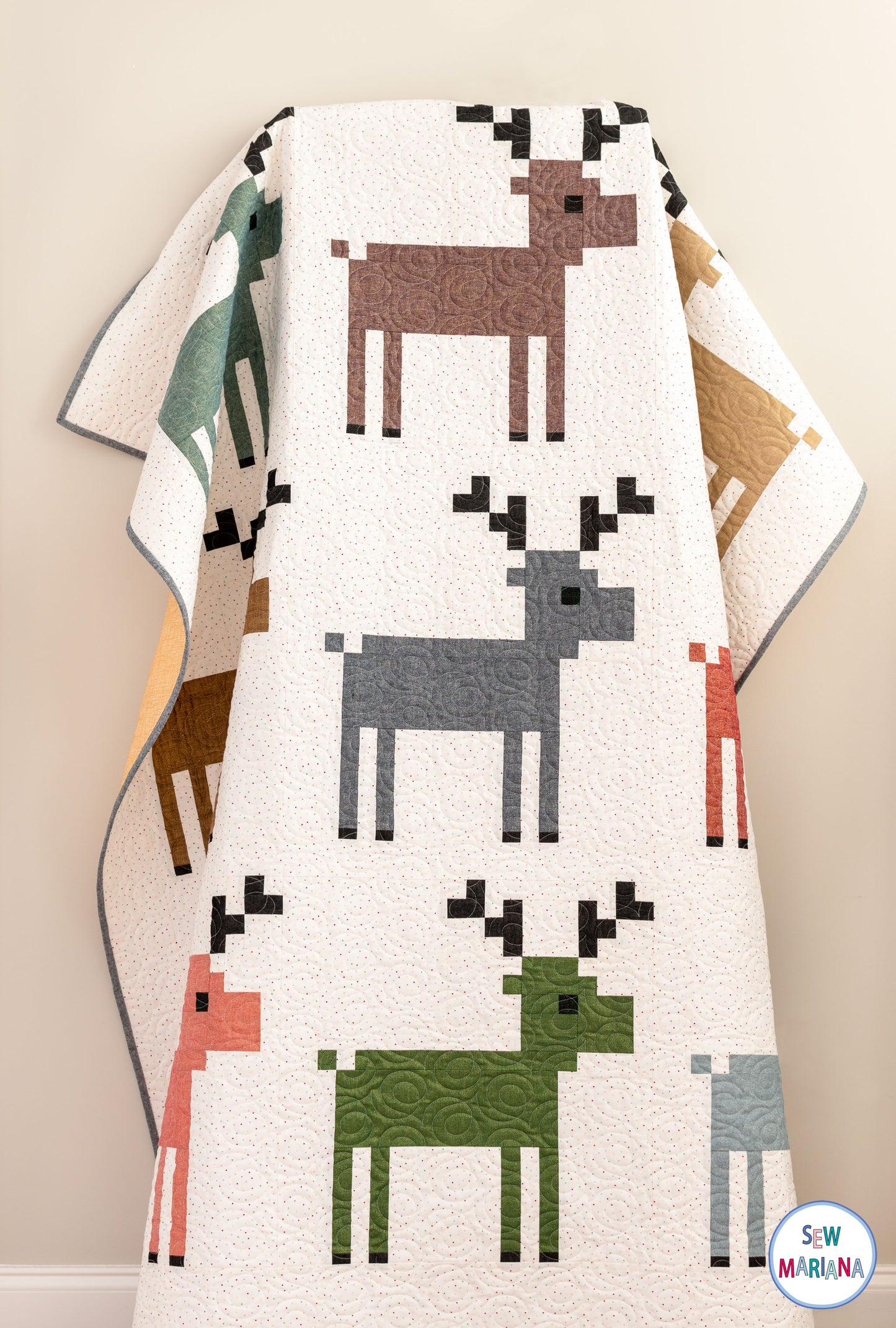 Dear Deer Quilt Pattern - PDF