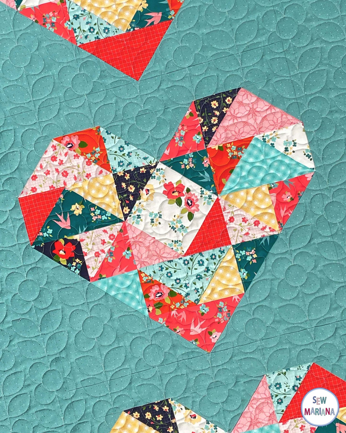 Heart Bits Quilt Pattern - PDF