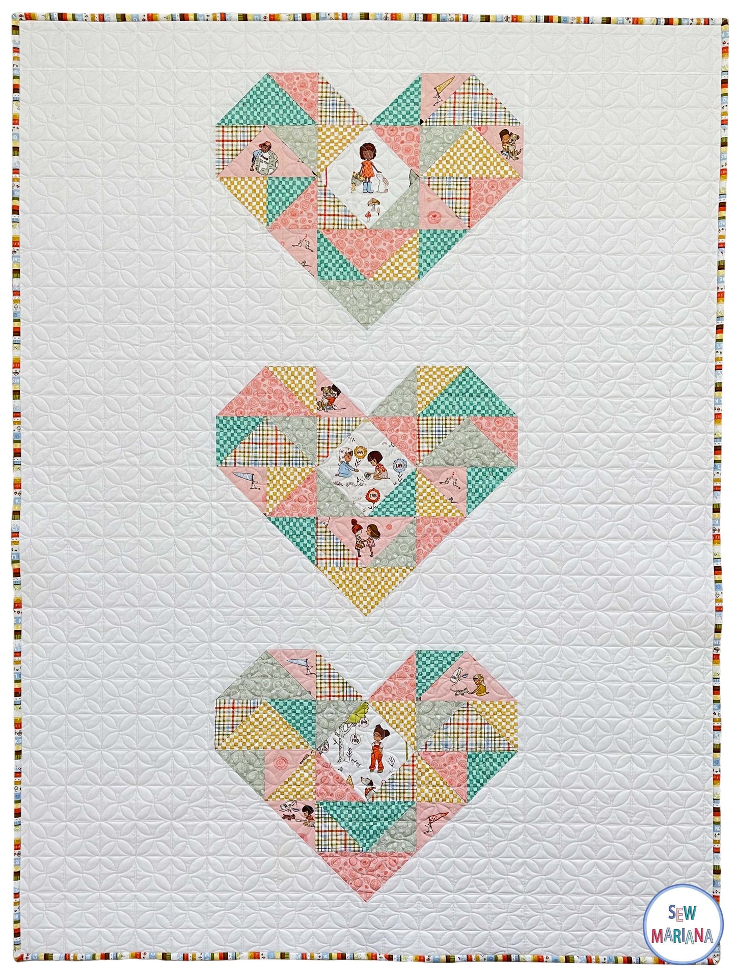 Heart Bits Quilt Pattern - PDF