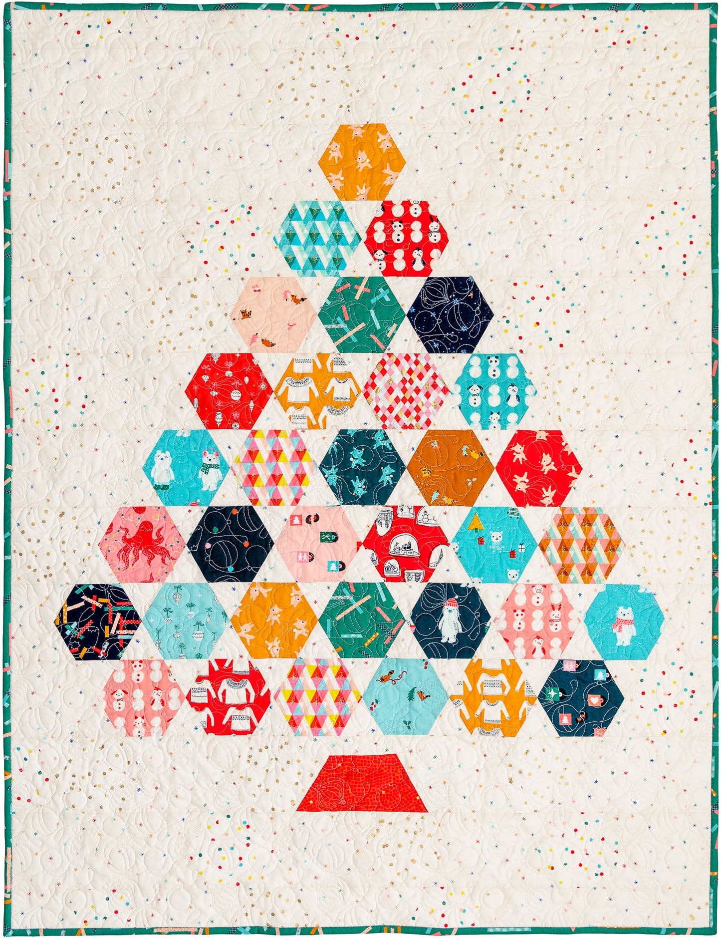 Jolly Tree Quilt Pattern - PDF