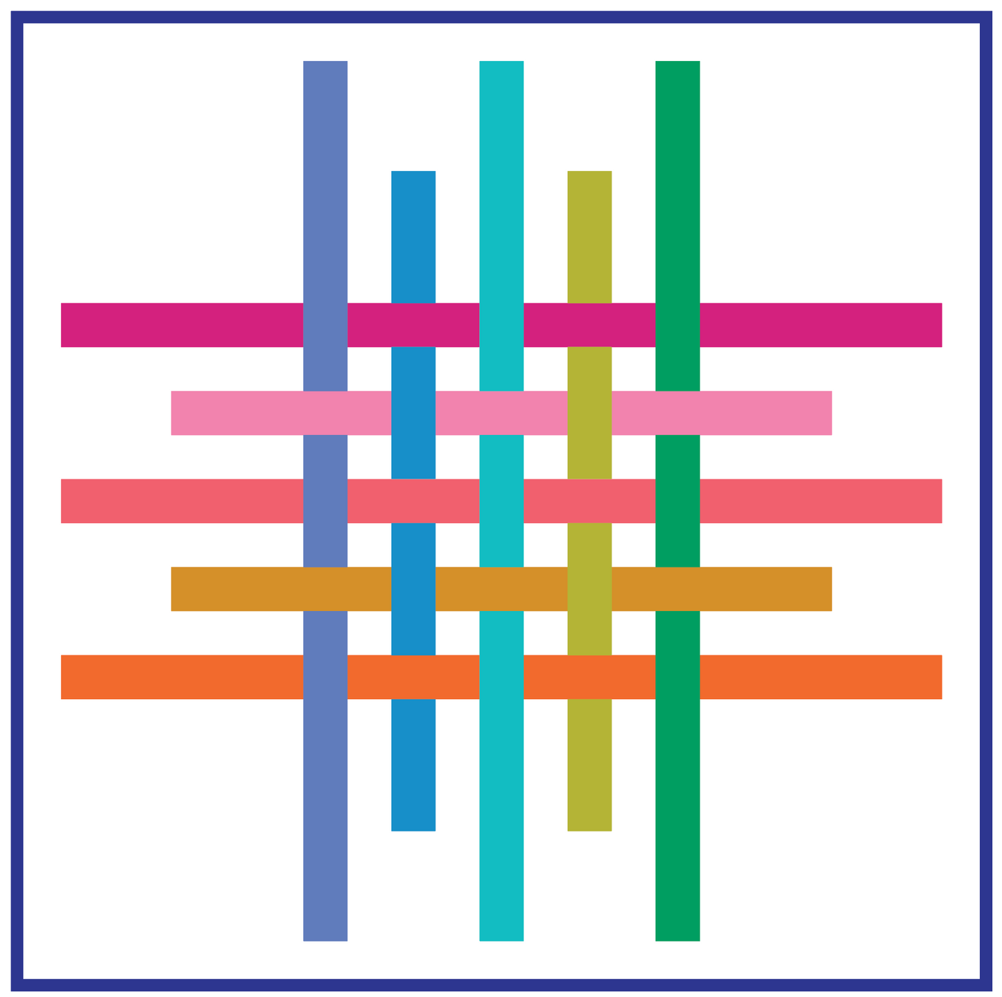 KIT - Overlap WHITE Wall Quilt