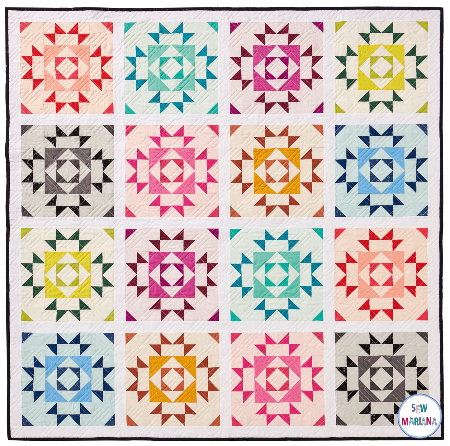 Spica Star Quilt Pattern - PDF