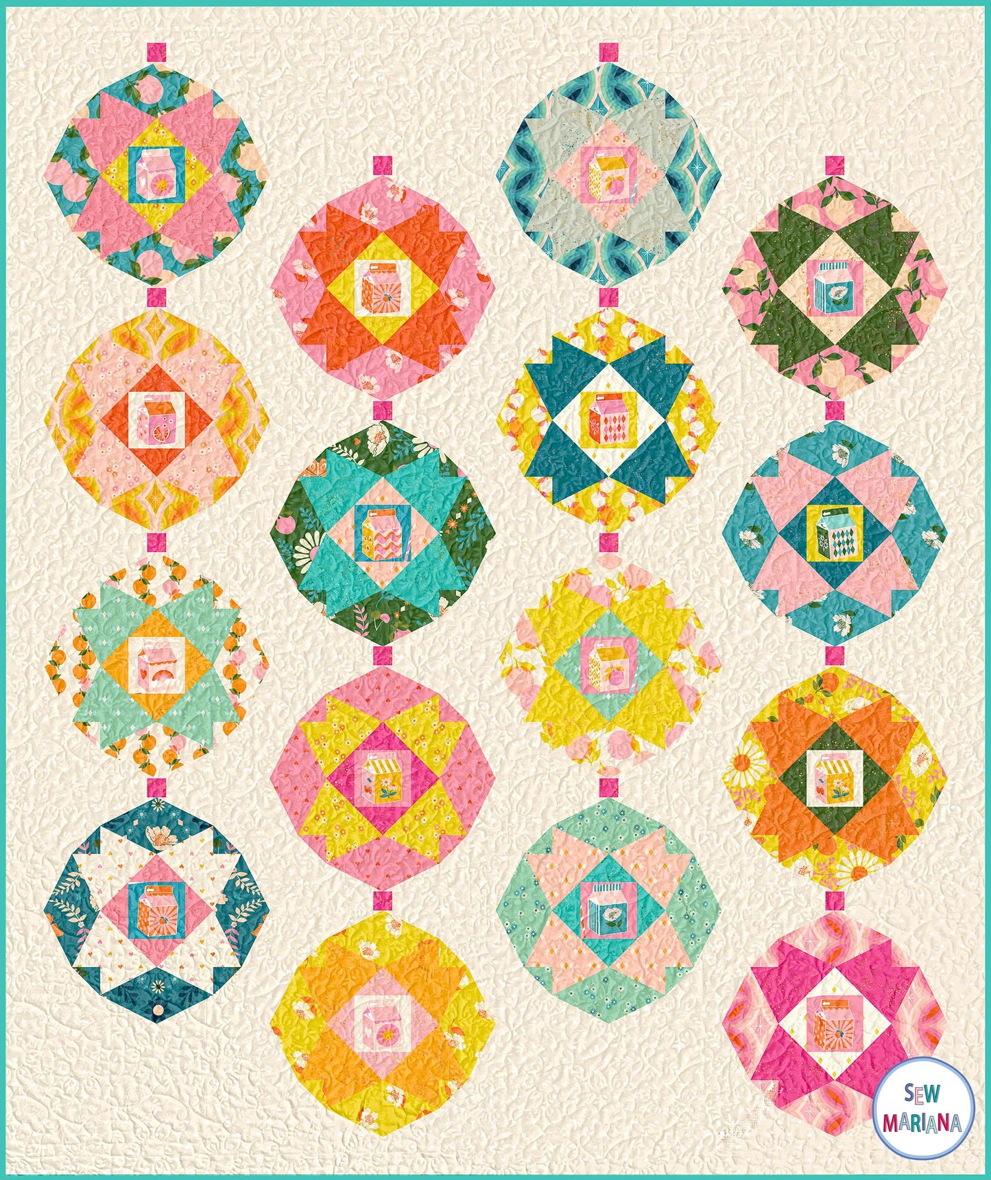 Summer Lanterns Quilt Pattern - PDF