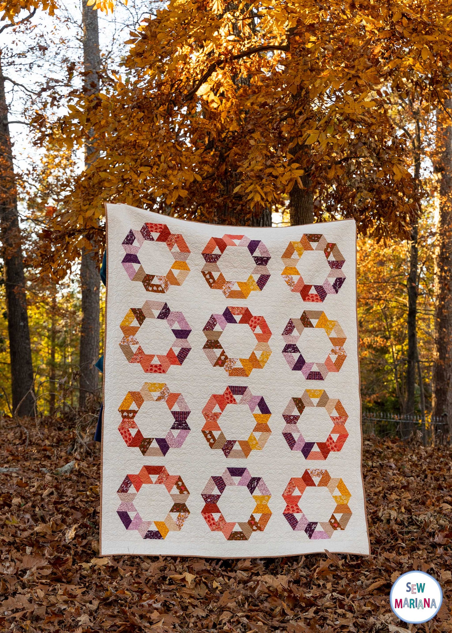Whirling Quilt Pattern -PRINTED