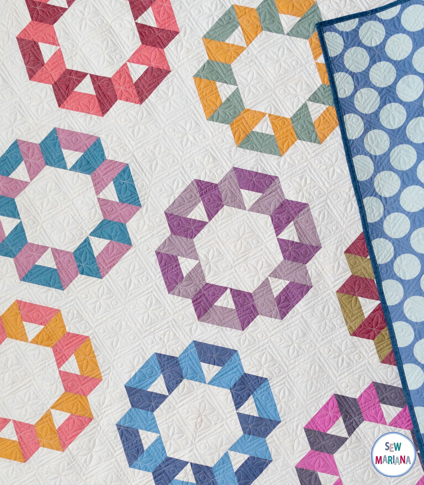 Whirling Quilt Pattern -PRINTED