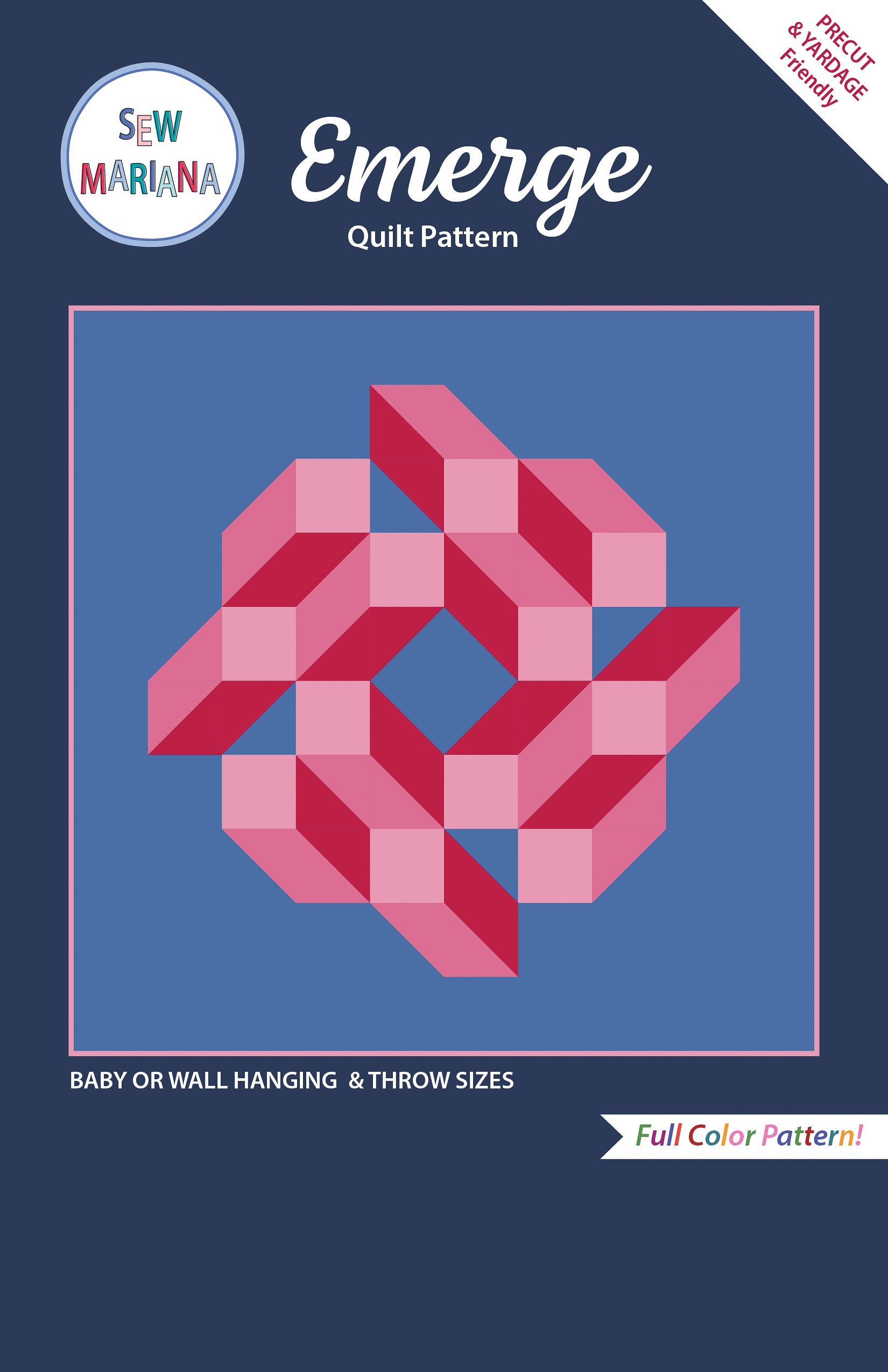 Emergent Pattern Emerge Quilt Pattern - PRINTED – Sew Mariana