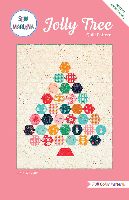 Jolly Tree Quilt Pattern - PRINTED