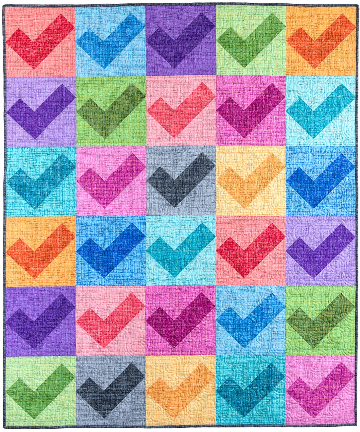 Checked Quilt Pattern - PDF