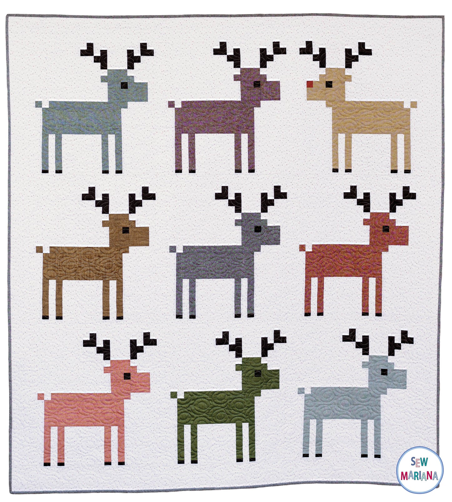 Dear Deer Quilt Pattern - PDF