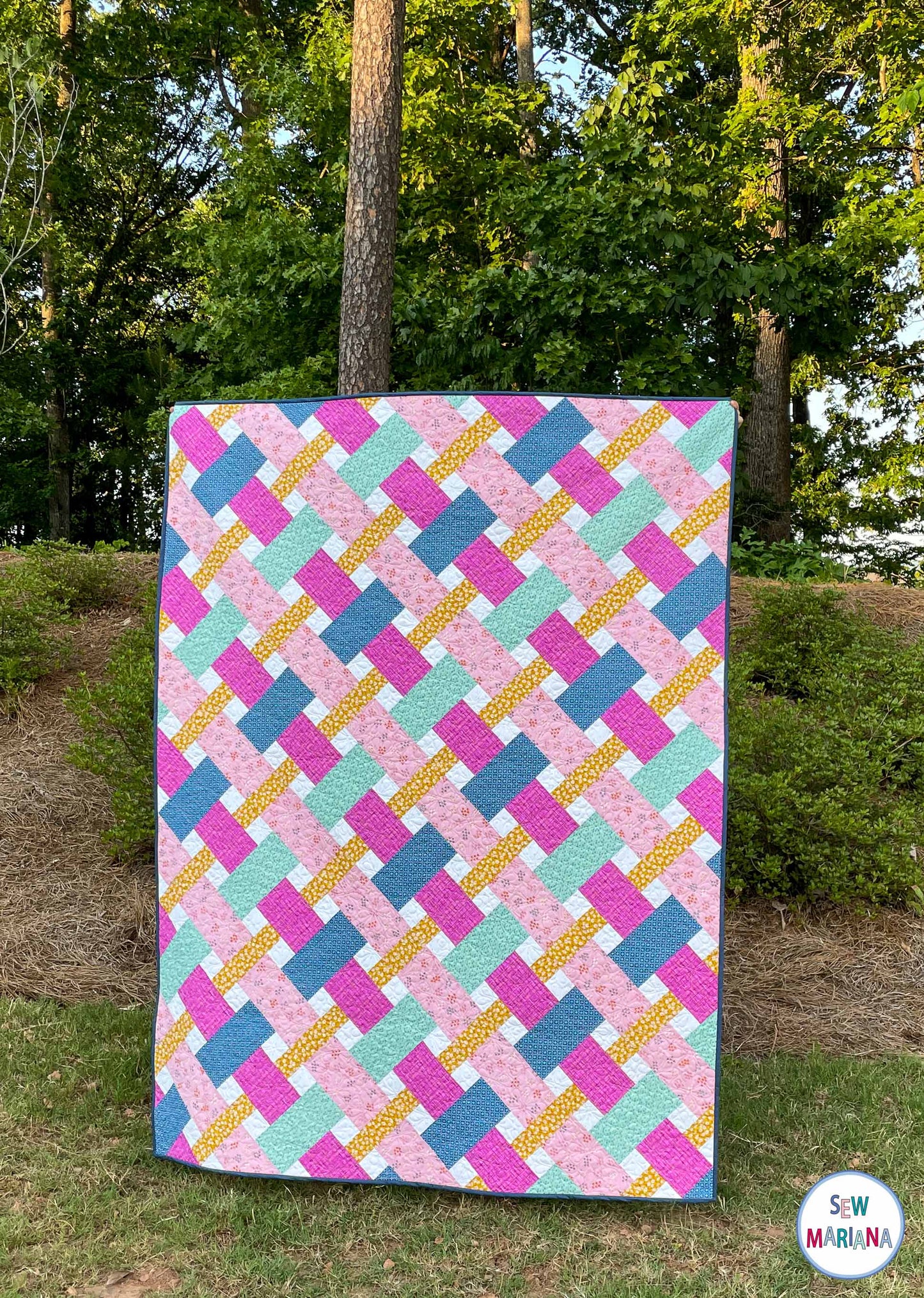 Duck and Weave Quilt Pattern - PRINTED