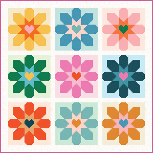 Flower Love Pattern - PDF