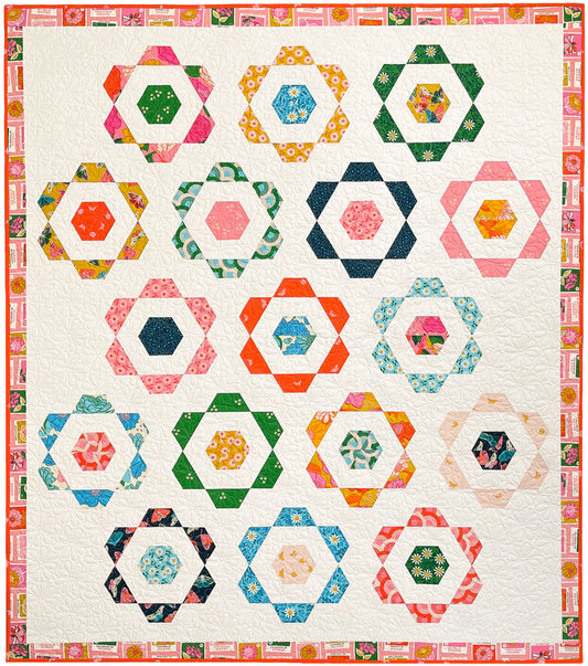 Flowerland Quilt Pattern - PDF