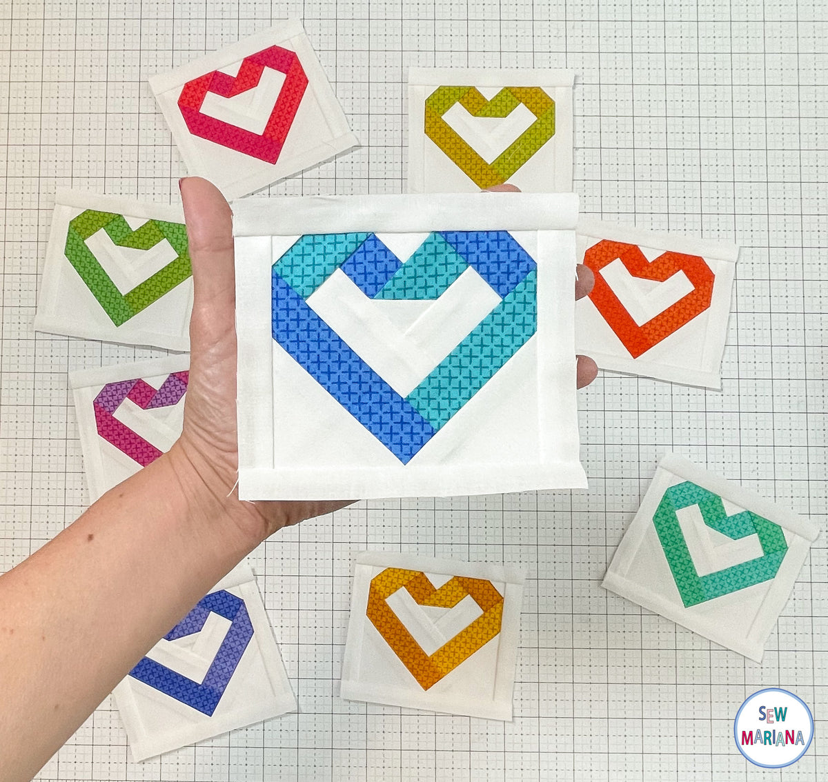 In My Heart FPP Quilt Block Pattern - PDF – Sew Mariana