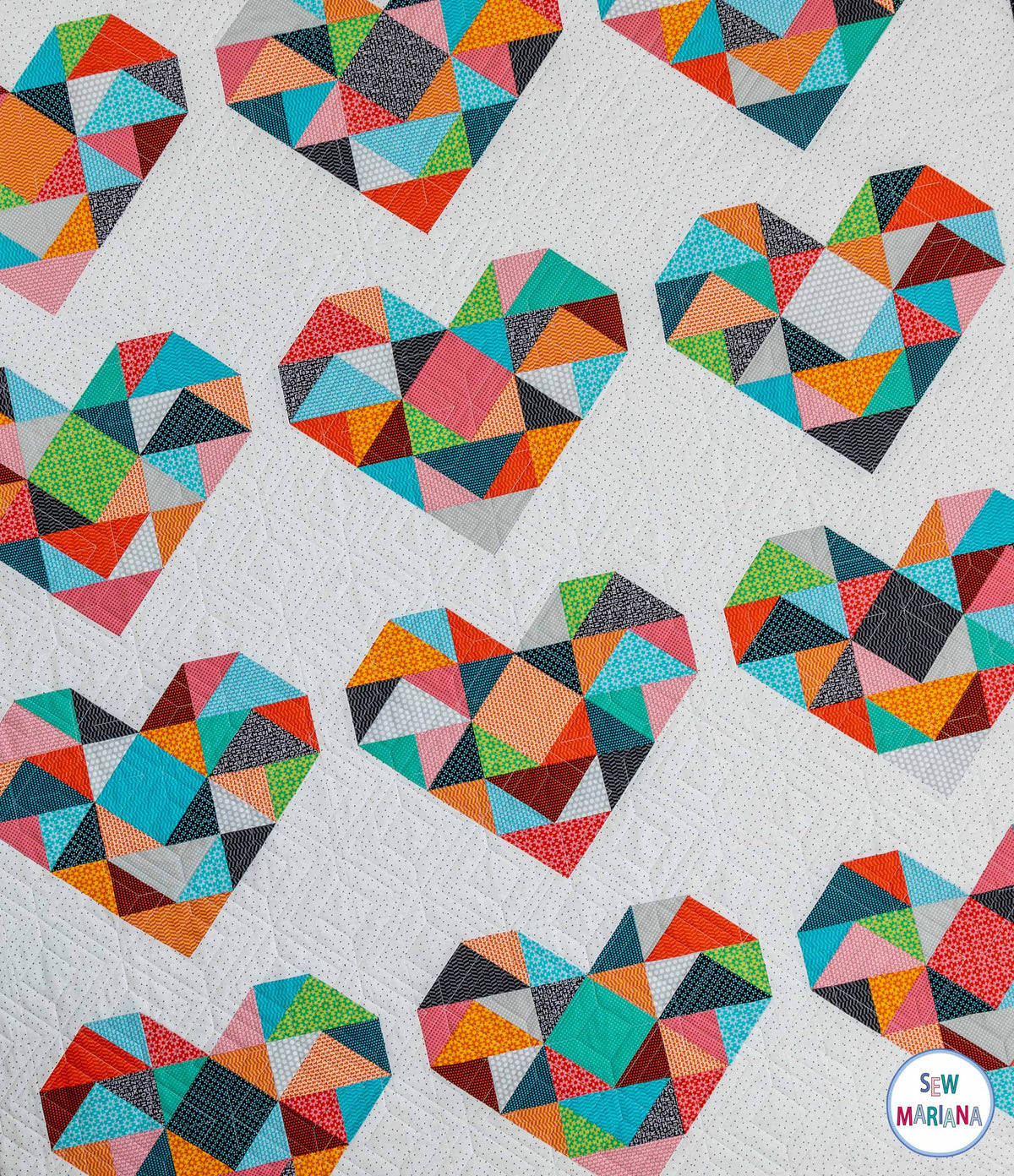 Heart Bits Quilt Pattern - PDF – Sew Mariana