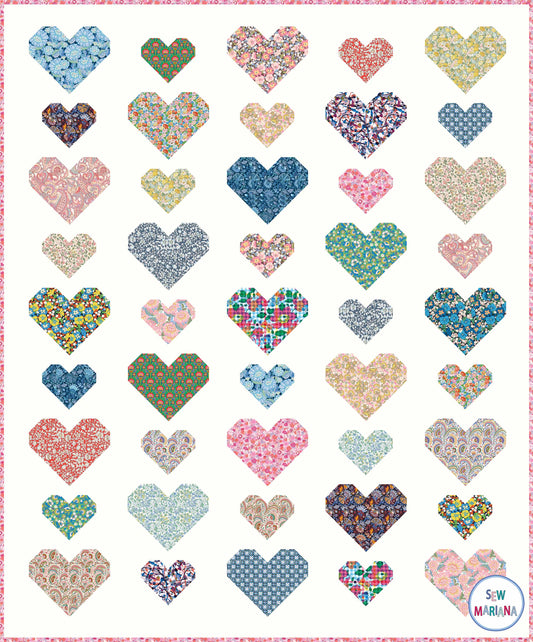 Heart Rhythm Quilt Pattern - DIGITAL