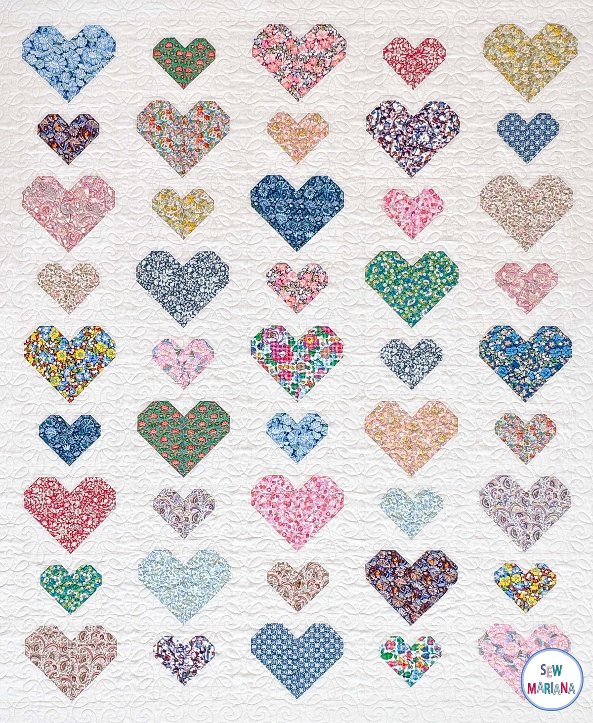 Heart Rhythm Quilt Pattern - DIGITAL