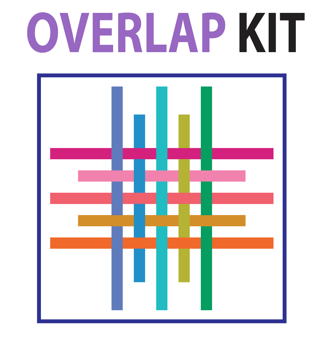 KIT - Overlap WHITE Wall Quilt