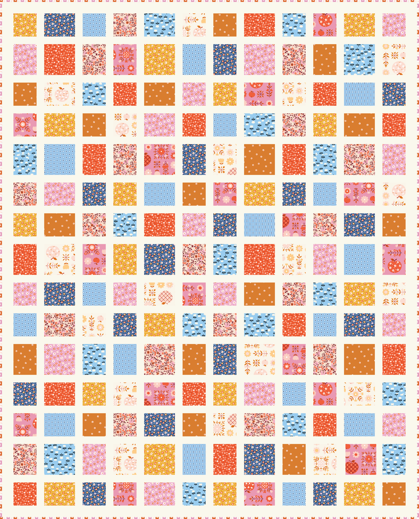 Tidy Tiles Quilt Pattern - PDF