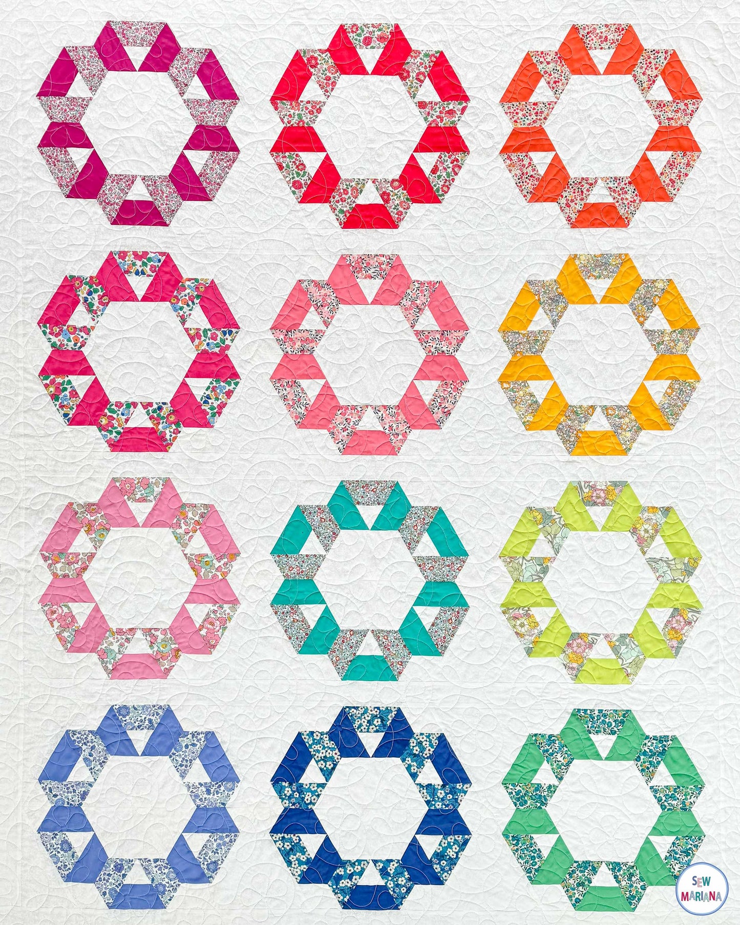 Whirling Junior Quilt Pattern -PDF